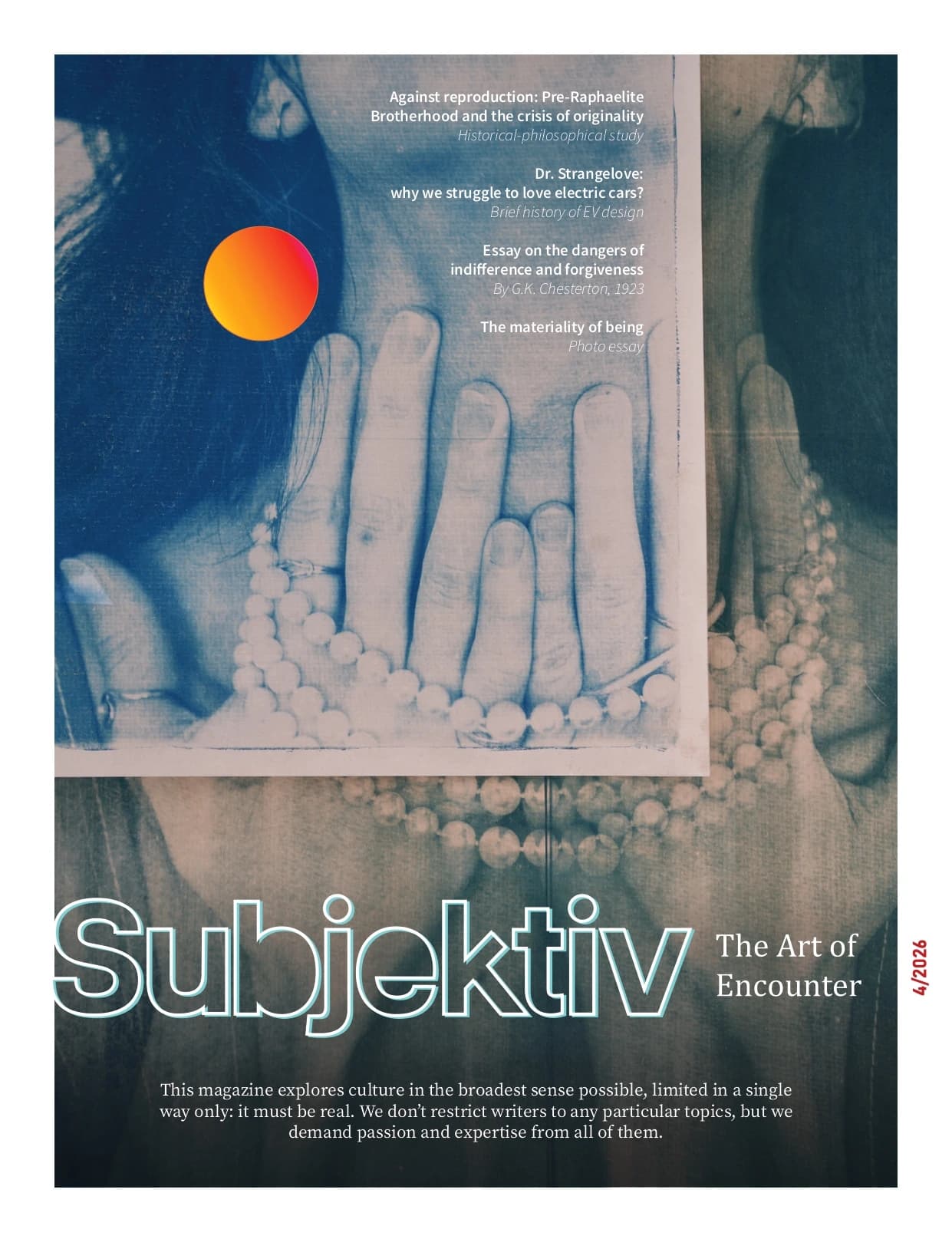 Subjektiv Magazine Issue 1 cover