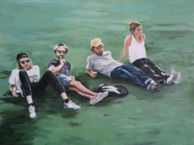 4 personnages étendus Karine Bartoli - Subjektiv.art