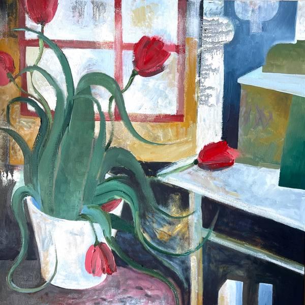 Still-life in white vase Igor Selemenev - Subjektiv.art