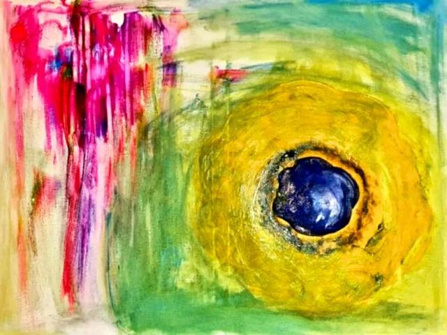 Yellow composition. 2023 Claudia De La Hoz - Subjektiv.art