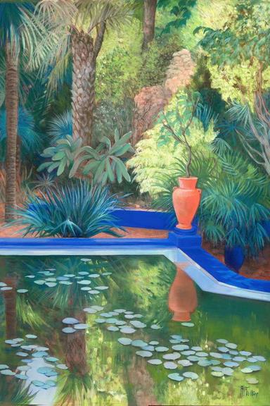 Instant Majorelle VII Agnes Tiollier - Subjektiv.art