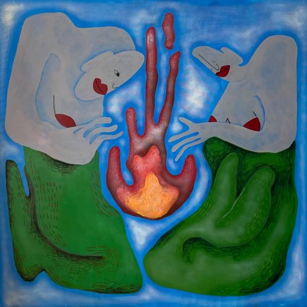«Mermaids bask by the fire» Sasha Luneva - Subjektiv.art