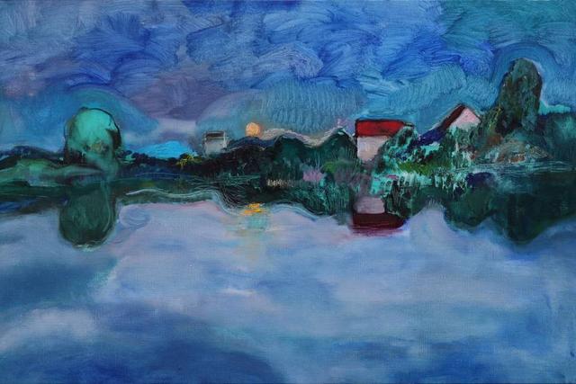 Twilight time. Moon rising  Artem Andreichuk - Subjektiv.art