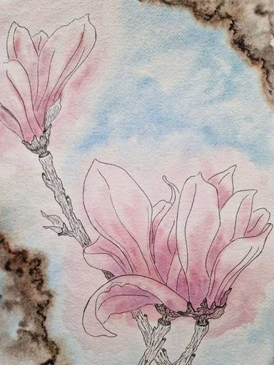 Вurnt flowers Olena  Yemelianova - Subjektiv.art