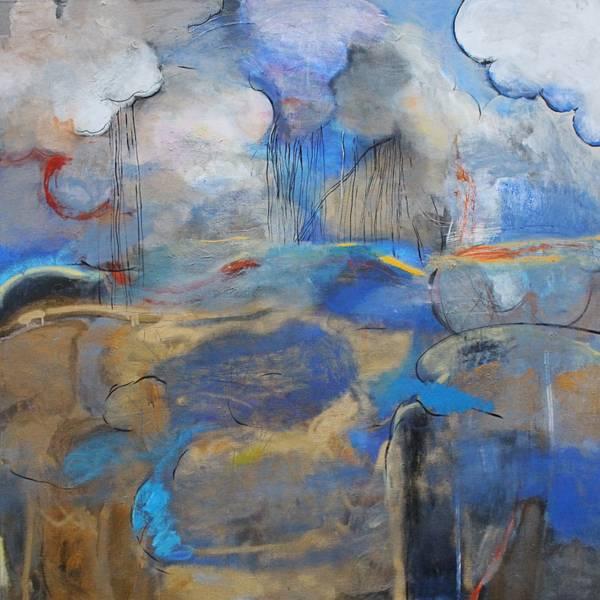 Landscape with Lake and Clouds  Artem Andreichuk - Subjektiv.art