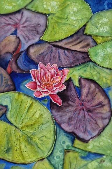 Water lily  Olena  Yemelianova - Subjektiv.art
