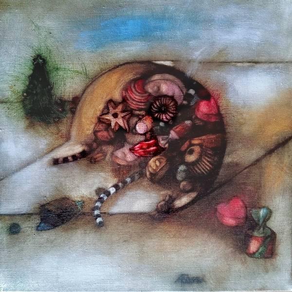 The spirit of Christmas. …which looks like a candy cane. Anna  Bulkina - Subjektiv.art