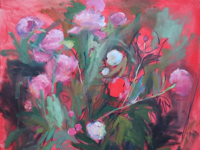 Peonies in red tones Artem Andreichuk - Subjektiv.art