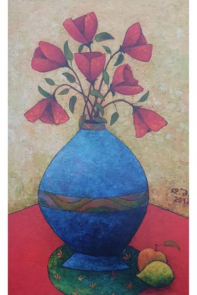 Flowers in a vase David Sharashydze - Subjektiv.art
