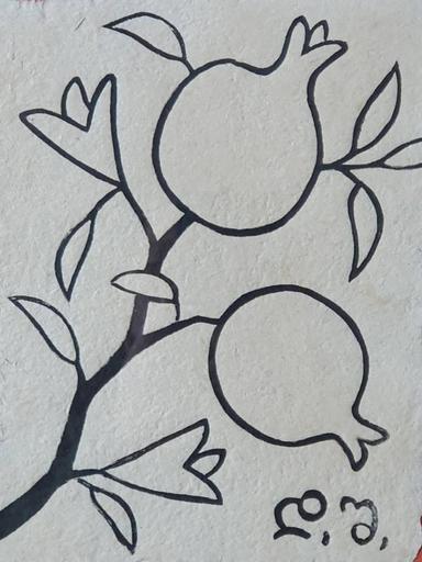 Pomegranate branch David Sharashydze - Subjektiv.art