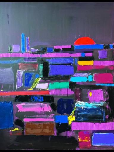  City scape . Night  Ganna Kryvolap - Subjektiv.art
