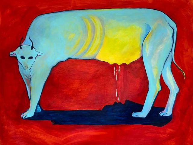 Desert beast feeds its shadow Liliya Nebera - Subjektiv.art