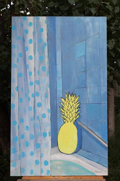 Pineapple in the bathroom Artem Andreichuk - Subjektiv.art