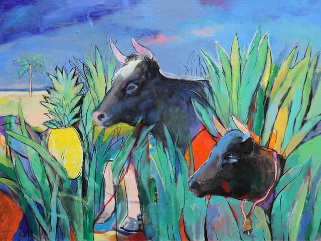 Cows in search of pineapples Artem Andreichuk - Subjektiv.art