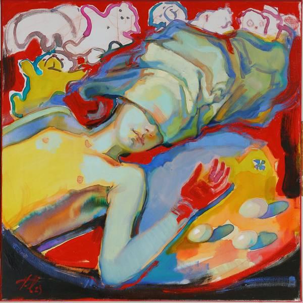 Dream about boiled eggs Myroslava Perevalska - Subjektiv.art