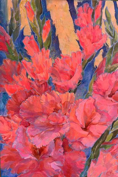 Morning gladiolus Julia Chemerys - Subjektiv.art