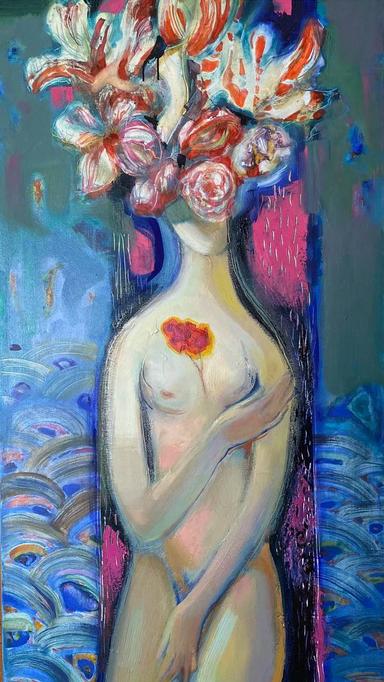 Flower in the rain Myroslava Perevalska - Subjektiv.art