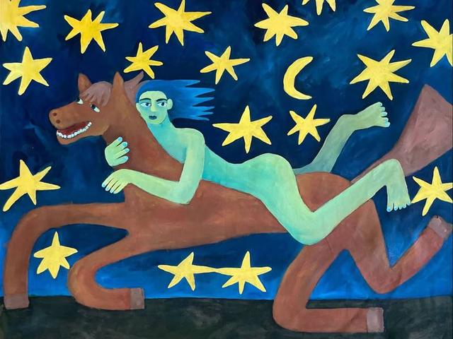 Night Ride Through the Stars Oksana Fedchyshyn - Subjektiv.art