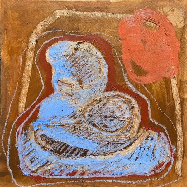 Desenho de Mulher à Espera (Drawing of a Woman Waiting) Maria R Saunders - Subjektiv.art