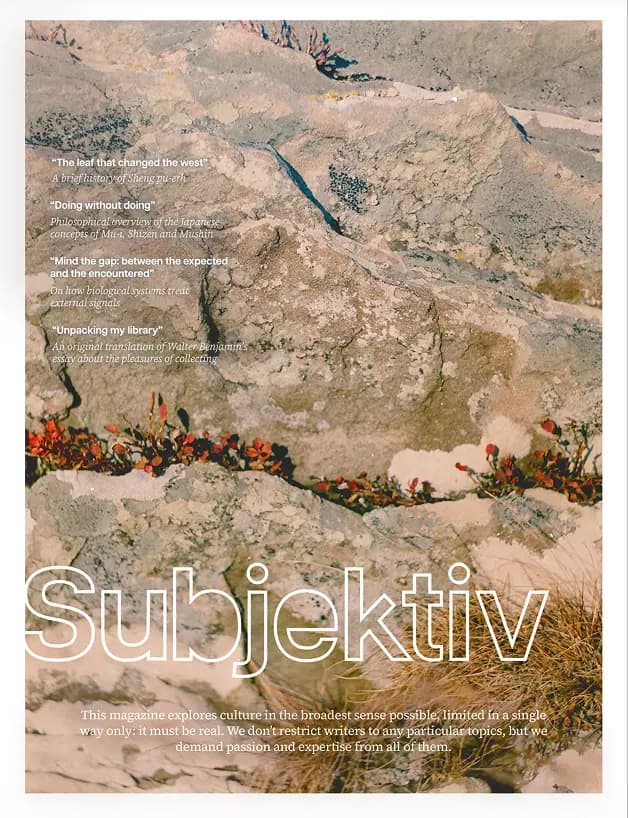 Subjektiv Magazine Issue 2 cover