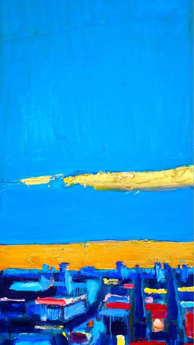 Kyiv Skyline Series. Light Through The Darkness Ganna Kryvolap - Subjektiv.art