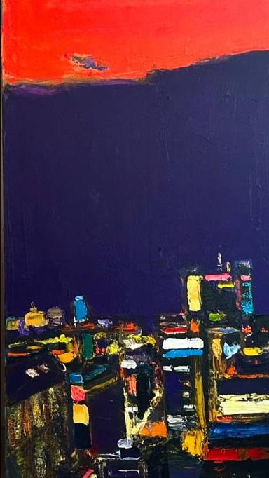 Kyiv Skyline Series. Light Through The Darkness Ganna Kryvolap - Subjektiv.art