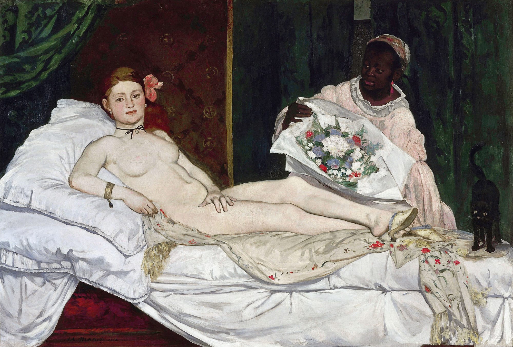 “Olympia”, Édouard Manet, 1863, oil on canvas