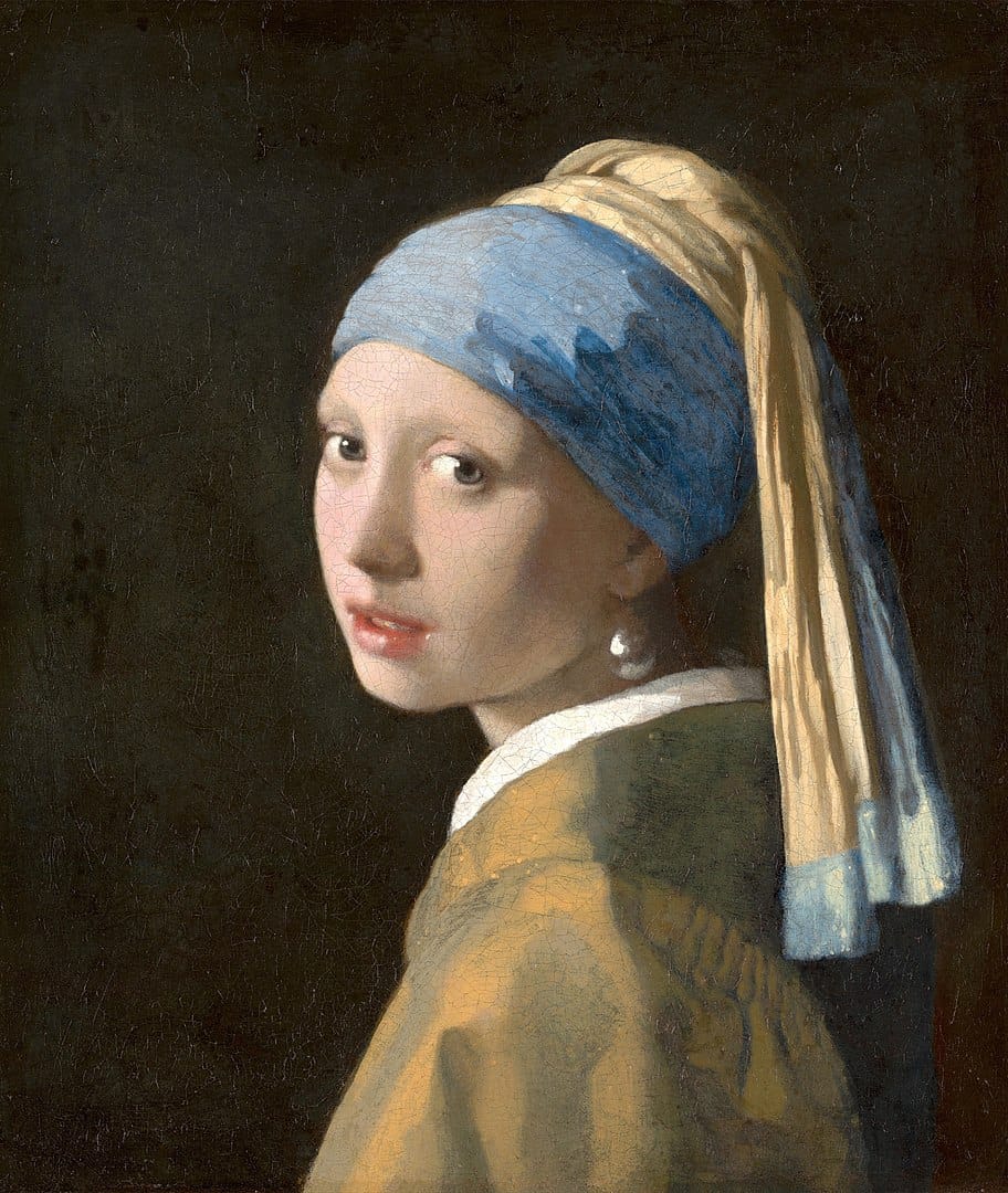 “Girl with a Pearl Earring”, Johannes Vermeer, 1665, oil on canvas