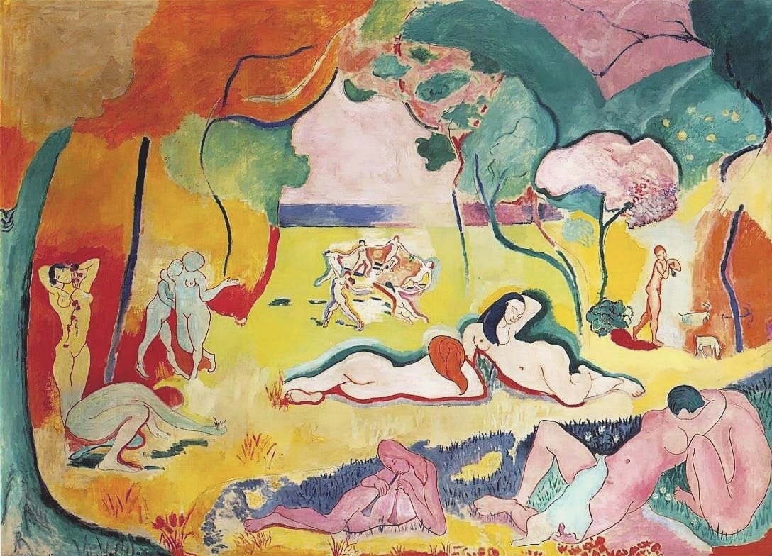 “The Joy of Life”, Henri Matisse, 1905, oil on canvas