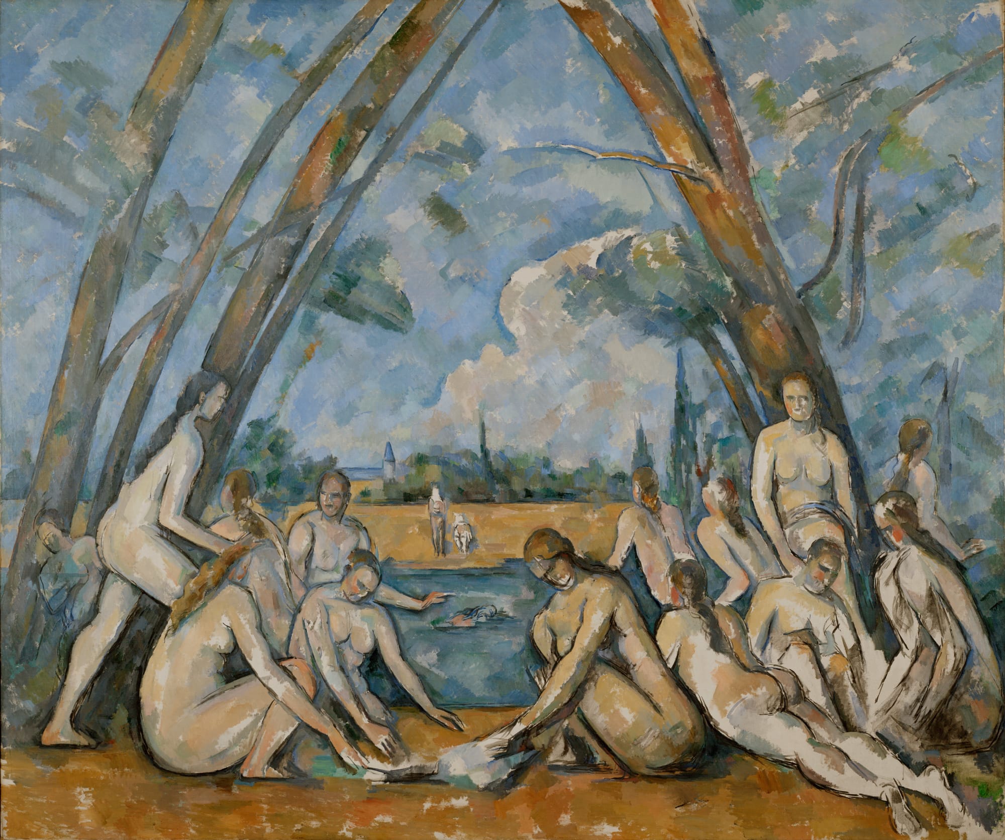 “The Bathers”, Paul Cézanne, 1898–1905, oil on canvas
