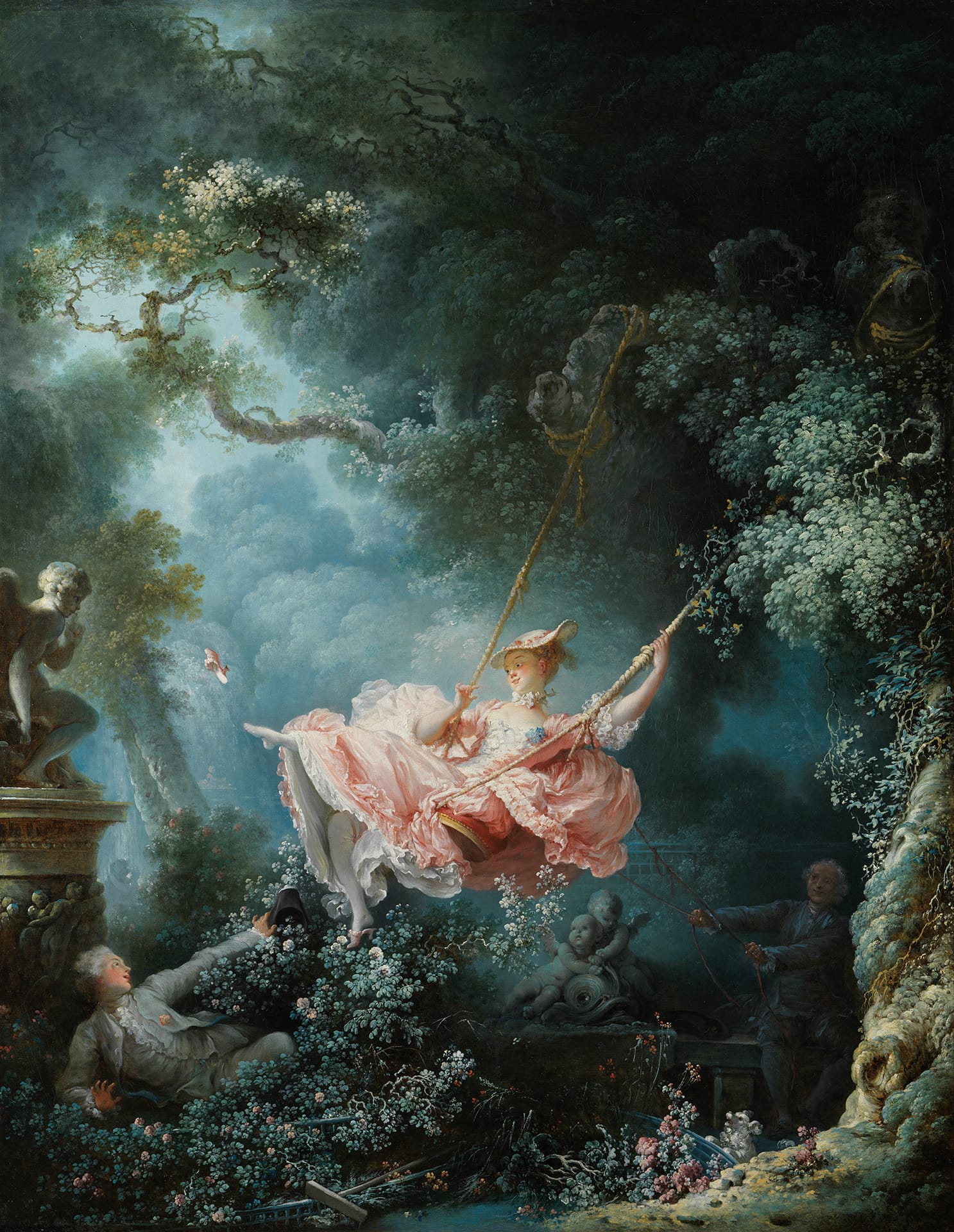 “The Swing”, Jean-Honoré Fragonard, 1767, oil on canvas