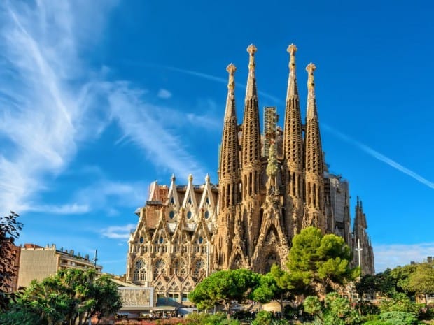 La Sagrada Familia in Barcelona.© iStock