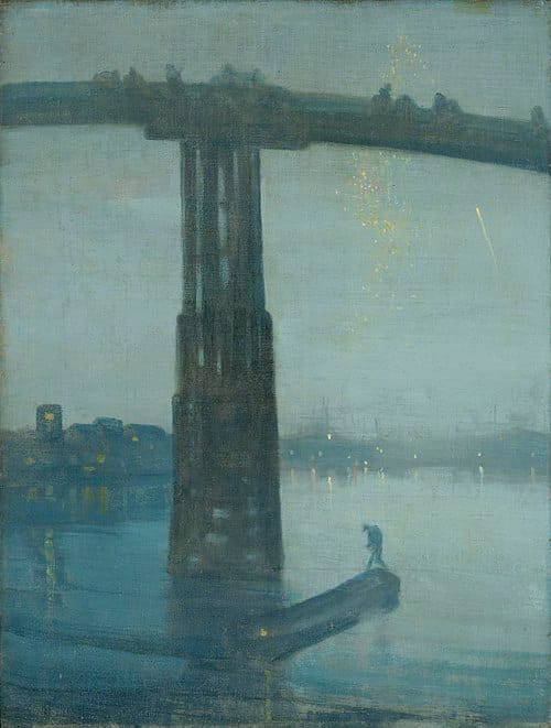 "Nocturne: Blue and Gold – Old Battersea Bridge", James McNeill Whistler, 1872-1875