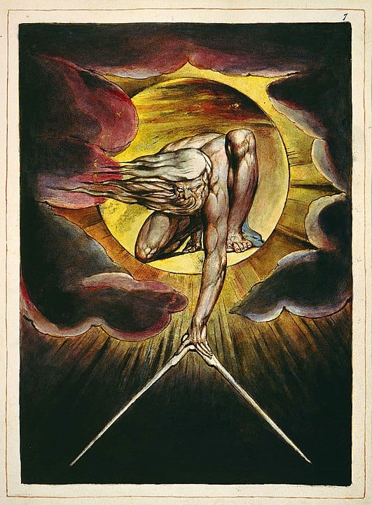 "The Ancient of Days", William Blake, 1794