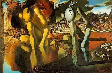 "Metamorphosis of Narcissus", Salvador Dalí, 1937