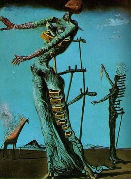"The Burning Giraffe", Salvador Dalí, 1937