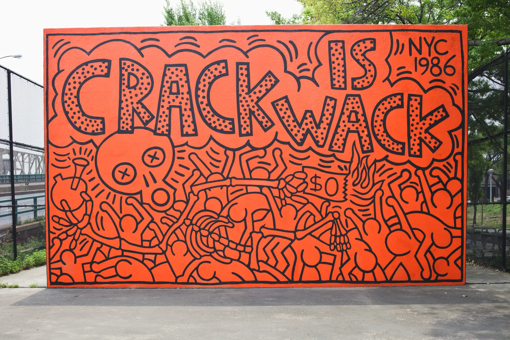 Keith Haring — Crack Is Wack