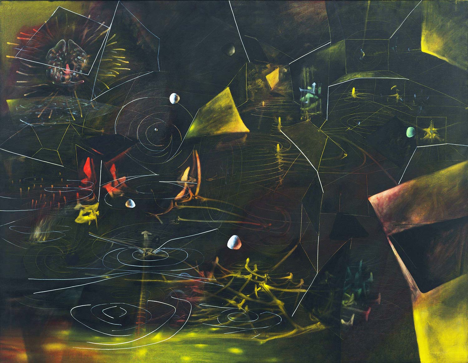 The Vertigo of Eros by Roberto Matta