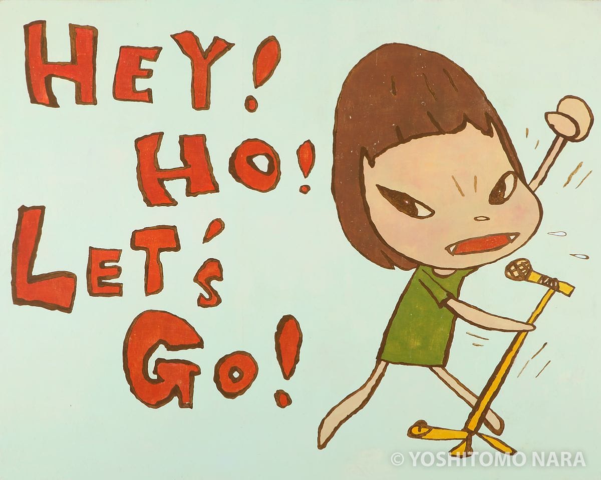 Hey Ho Let’s Go! by Yoshitomo Nara