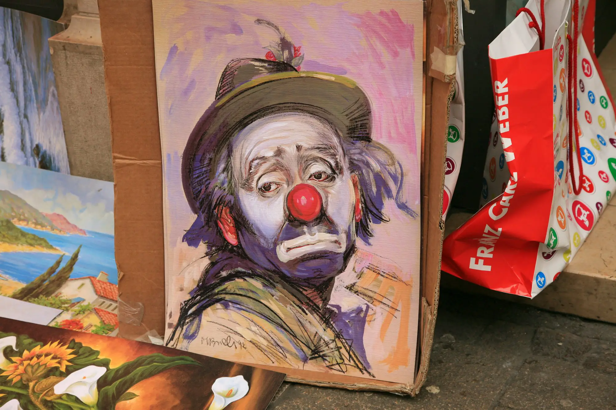 Why the Clown Won’t Leave the Canvas