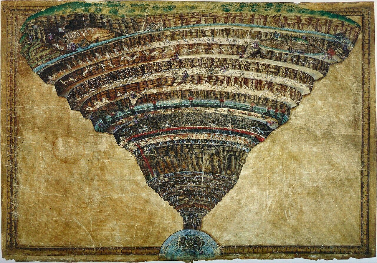 Sandro Botticelli – Map of Hell