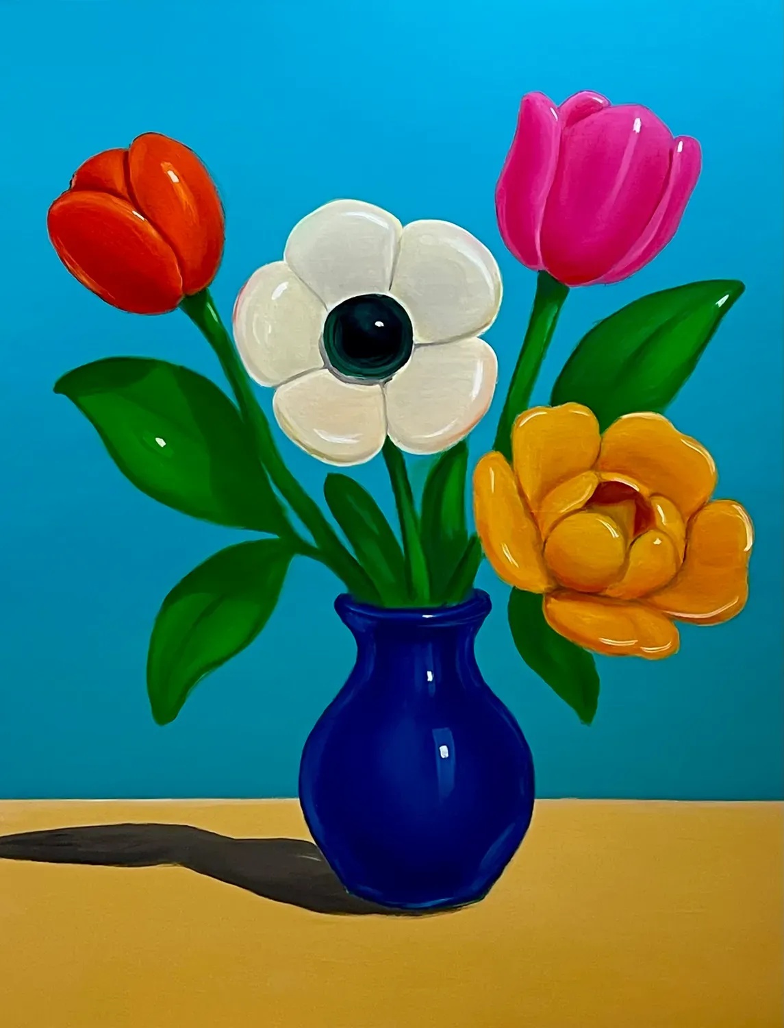 Independent flowers Painting&nbsp;by&nbsp;Anna Kryvych