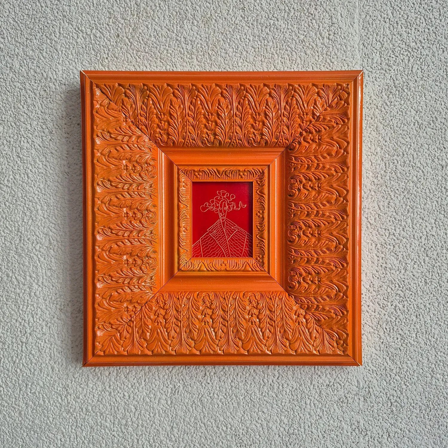 I taste of orange skin Painting by Orcun Beslen